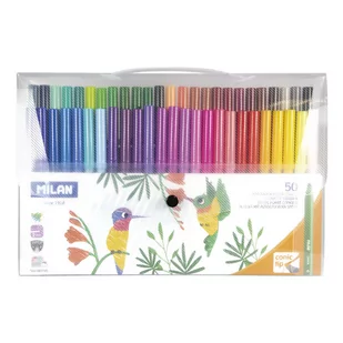 MILAN Flamstry 50 kolorów w etui - Przybory szkolne - miniaturka - grafika 2
