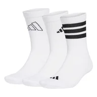 Skarpetki męskie - Skarpety za kostkę ADIDAS LOGO PACK 3PP JI6316 – Biały - miniaturka - grafika 1