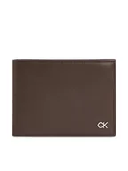 Portfele - Calvin Klein Duży Portfel Męski Metal Ck K50K511689 Czarny - miniaturka - grafika 1
