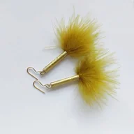 Kolczyki - PIÓRKO kolczyki - miniaturka - grafika 1