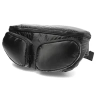 Nerki - Czarna Nerka Damska Big Star Pikowana Saszetka - miniaturka - grafika 1