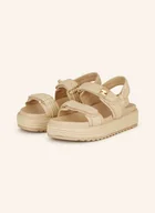 Sandały damskie - Steve Madden Sandały Na Platformie Bigmona beige - miniaturka - grafika 1
