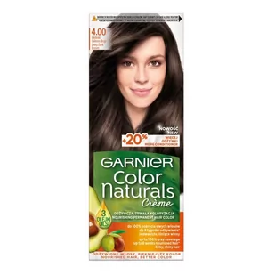 Garnier Color Naturals Créme, farba do włosów 4.00 Głęboki Ciemny Brąz, 110 ml - Farby do włosów i szampony koloryzujące - miniaturka - grafika 1