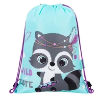 Worki na buty - Worek szkolny Racoon na obuwie strój gimnastyczny - miniaturka - grafika 1