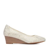 Czółenka - Czółenka Go Soft CEO-HY7760-1 Écru - miniaturka - grafika 1