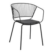 Krzesła - Krzesło Golig czarne z poduszką - miniaturka - grafika 1