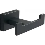 Wieszaki łazienkowe - Haczyk na ręcznik MEXEN Arno podwójny, czarny - miniaturka - grafika 1