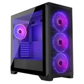 Obudowy komputerowe - Modecom Volcano Expanse T ARGB czarna AT-EXPANSE-TG-10-000 - miniaturka - grafika 1