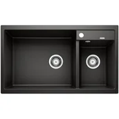 Zlewozmywaki - Blanco Zlew METRA 9 Czarny lewa 525936 - miniaturka - grafika 1