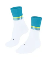 Skarpetki damskie - FALKE Mężczyźni Skarpety do biegania RU4 Endurance Cool M So materiał funkcyjny przeciw pęcherzom cienkie 1 Para, Biały White 2001 Stripe, 46-48 - miniaturka - grafika 1