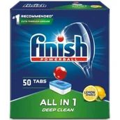 Środki do zmywarek - Finish Tabletki do zmywarki All-in-1 50szt. cytrynowe | 5900627090079 - miniaturka - grafika 1