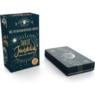 Tarot Journaling, karty A.E. Waite, edycja francuska - Ezoteryka - miniaturka - grafika 1