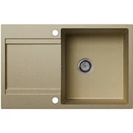 Zlewozmywaki - EOS Zlewozmywak granitowy GIOKO z ociekaszem (piaskowy) - miniaturka - grafika 1