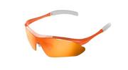 Okulary przeciwsłoneczne - KROSS Okulary SX-B pomarańczowo-białe 106026 - miniaturka - grafika 1