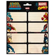 Etykiety do drukarek - Etykiety Erik - Marvel Comics Avengers samoprzylepne do opisywania - miniaturka - grafika 1