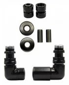 Zawory i kraniki - Zawór regulacyjny Vision czarny mat prawy GW1/2 All in One - miniaturka - grafika 1