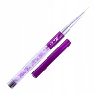 Akcesoria do paznokci - Molly Lac Pędzelek do zdobień Nail Art Brush 9 mm fioletowy MollyLac Nr 2 - miniaturka - grafika 1