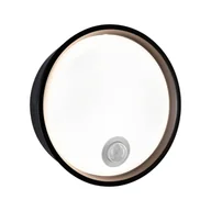 Lampy ogrodowe - Paulmann Platomo kinkiet zewnętrzny LED sensor czarny - miniaturka - grafika 1