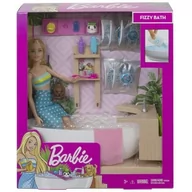 Lalki dla dziewczynek - Mattel Relaks W Kapieli Zestaw Gjn32 Wb6 - miniaturka - grafika 1