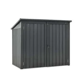 Kosze na śmieci - Metalowa obudowa zabudowa na kosze 2x240L Zipper ZI-MTB2 - miniaturka - grafika 1