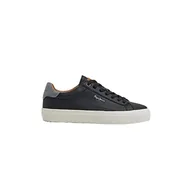 Trampki męskie - Pepe Jeans Męskie trampki Yogi Original 23, Czarny, 42 EU - miniaturka - grafika 1