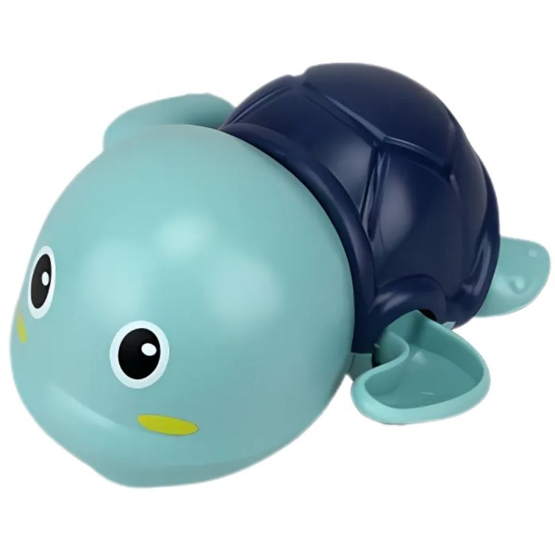 DLA DZIECI ŻÓŁWIK PŁYWAJĄCY NAKRĘCANY NIEBIESKI