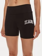 Spodenki damskie - Karl Kani Szorty sportowe Small Serif 6113125 Czarny Slim Fit - miniaturka - grafika 1