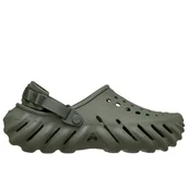 Klapki i japonki męskie - Klapki unisex Crocs X-Echo Clog 207937-3J5 - zielone - miniaturka - grafika 1