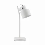 Lampy stojące - LAMPA BIURKOWA A2038-SWH DRACO BIAŁA+CHROM/WHITE+CHROM - miniaturka - grafika 1