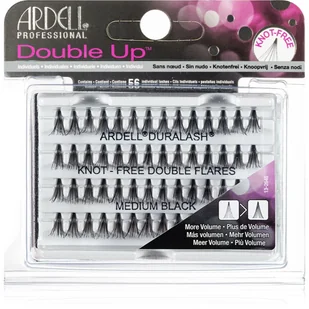 Ardell Double Individuals zestaw 56 kępek rzęs Medium Black - Sztuczne rzęsy i akcesoria - miniaturka - grafika 1