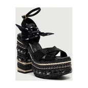 Sandały damskie - Kurt Geiger Sandały na słupku CHELSEA SCARF - miniaturka - grafika 1