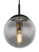 Lampy sufitowe - Globo Joel 1583S lampa wisząca zwis 1x60W E27 dymiona/czarna - miniaturka - grafika 1