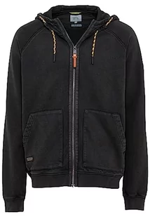 camel active Męska bluza z kapturem, asfaltowy, L - Bluzy męskie - miniaturka - grafika 1