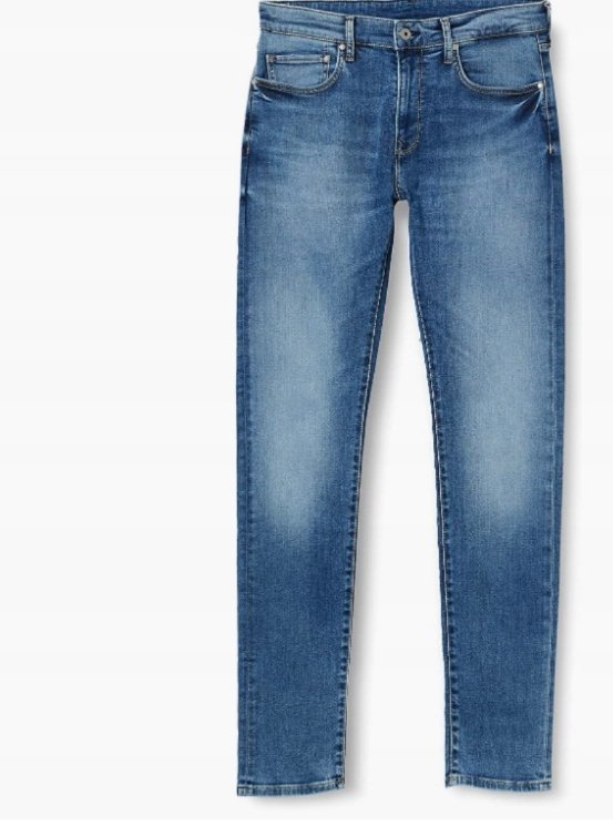 Pepe Jeans Męskie Niebieskie Jeansy Proste 32/32 1Z7D2_A* T4A