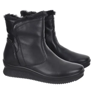 Botki damskie wodoodporne Imac 456818 1400/011 BLACK/BLACK 37 - Botki damskie - miniaturka - grafika 1