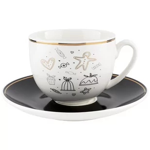 Filiżanka ze spodkiem Florina Carmella 240 ml - Filiżanki - miniaturka - grafika 1