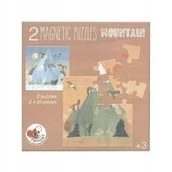 Zabawki interaktywne dla dzieci - Puzzle magnetyczne Góry | Egmont Toys - miniaturka - grafika 1