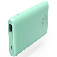 Powerbanki - HAMA Power Pack Slim 5HD 5000mAh Zielony - miniaturka - grafika 1