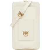 Torebki damskie - Pinko Skórzana torebka na telefon PHONE FOLDER VITELLO MORBIDO - miniaturka - grafika 1