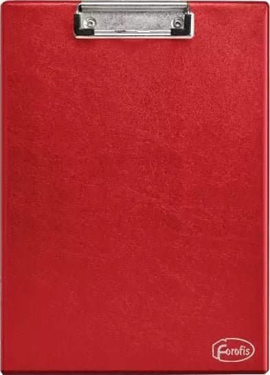 Forofis Klip board z metalowym klipsem A4 91242 czerwona PVC
