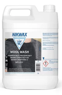 Płyn do prania wełnianej bielizny termoaktywnej Nikwax Wool Wash 5 L - Środki do obuwia i ubrań - miniaturka - grafika 1