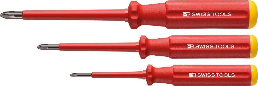 PB Swiss Tools Zestaw wkrętaków VDE 3-częściowy PH w kartonowym pudełku Classic