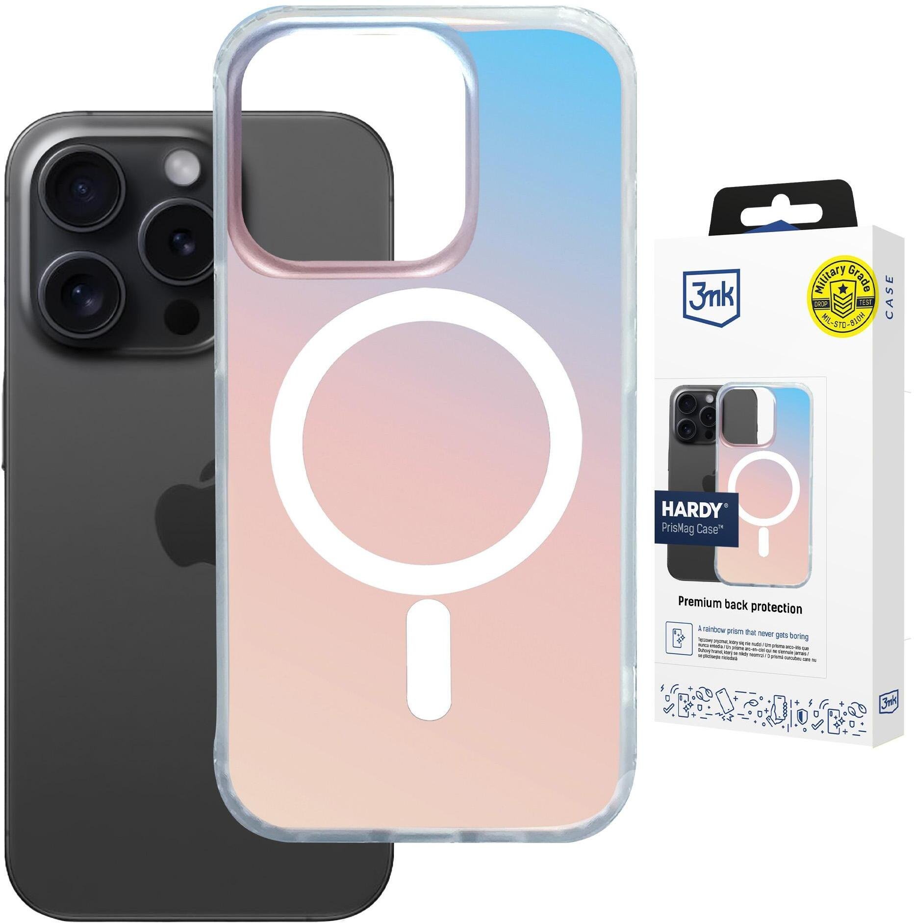 3MK Apple iPhone 15 Pro Max - 3mk Hardy PrisMag Case