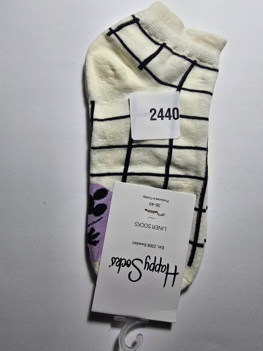 Kolorowe skarpety Happy Socks stopki unisex rozmiar 36-40 (2440)