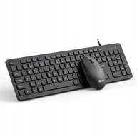 Zestawy myszka + klawiatura - C-TECH KBM-105 USB CZ/SK - miniaturka - grafika 1