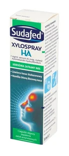 Sudafed XyloSpray HA 1 mg/ml, aerozol do nosa dla dzieci od 6 lat i dorosłych, 10 ml - Przeziębienie i grypa - miniaturka - grafika 1