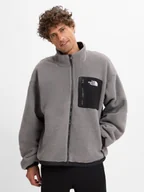 Kurtki męskie - The North Face Męska kurtka dwustronna Mężczyźni Sztuczne włókno szary jednolity, S - miniaturka - grafika 1
