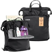 Torby podróżne - TORBA PLECAK PODRÓŻNY KABINOWY BAGAŻ PODRĘCZNY DO SAMOLOTU WODOODOPORNY - miniaturka - grafika 1