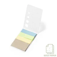 Notesy i bloczki - Notes Set: Recyklowany papier z nasionami, 8,5 x 5,5 cm, neutralny - miniaturka - grafika 1