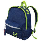 Plecaki - Givova, plecak University jeans, jeans przezroczysty/żółty fluo, rozmiar uniwersalny - miniaturka - grafika 1